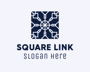 Square Textile Interior Design logo design