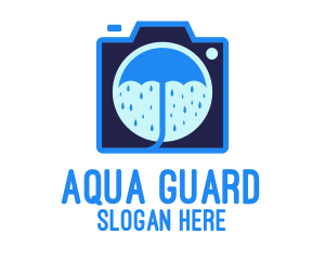 Waterproof Camera Outline logo