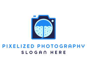 Waterproof Camera Outline logo design