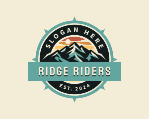 Mountain Compass Adventure logo design