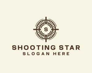 Target Crosshair Shooting logo design