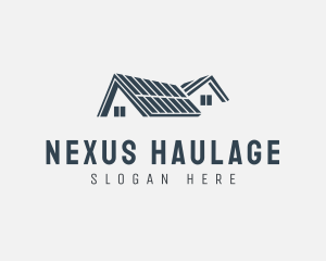 Residential House Roofing logo design