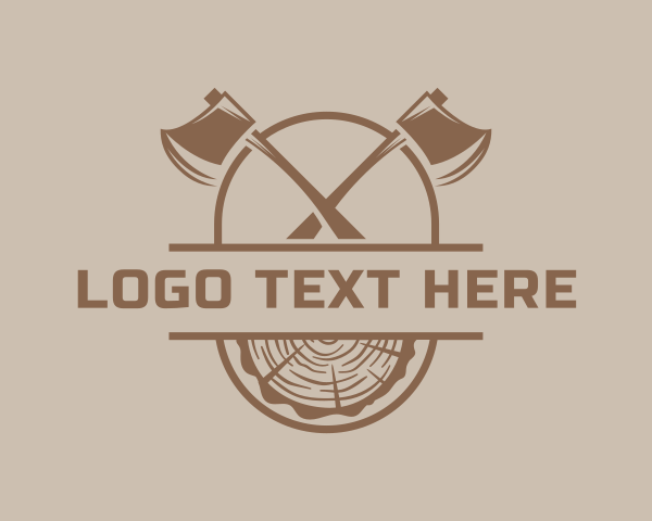 Log logo example 4