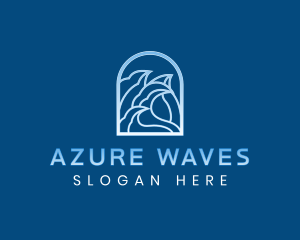 Surfing Wave Tide logo design