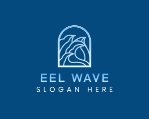 Surfing Wave Tide logo design