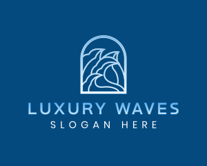 Surfing Wave Tide logo design