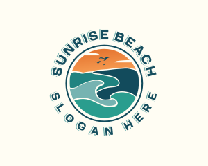 Beach Wave Resort logo design