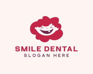 Preschool Smiling Girl logo design