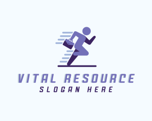 Human Employee Recruitment logo design