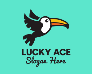 Flying Tropical Toucan logo design