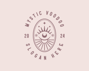 Mystical Bohemian Eye logo design