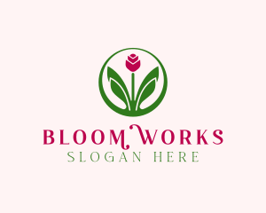 Tiny Flower Bloom logo design