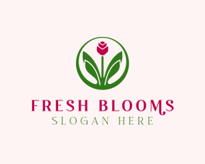 Tiny Flower Bloom logo design