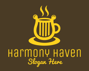 Harp Coffee Cup logo