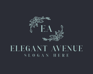 Elegant Floral Event logo design