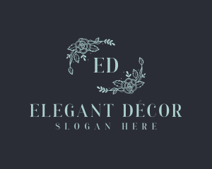 Elegant Floral Event logo design