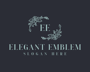 Elegant Floral Event logo design