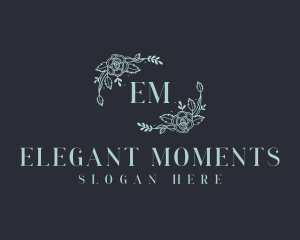 Elegant Floral Event logo design