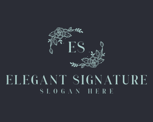 Elegant Floral Event logo design