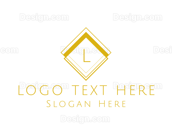 Luxurious Diamond Jeweler Boutique Logo