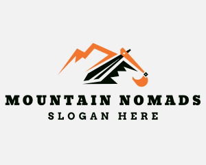 Industrial Mountain Digger logo design