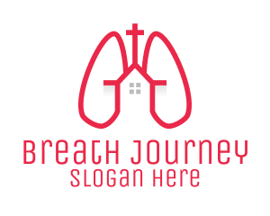 Pink Religious Chapel Lungs logo