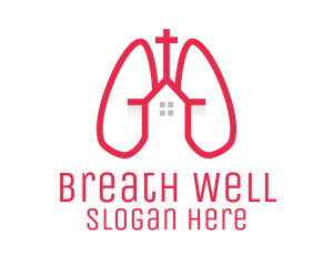 Pink Religious Chapel Lungs logo