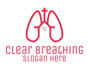 Pink Religious Chapel Lungs logo