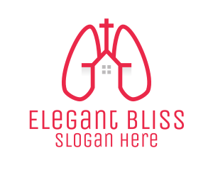 Pink Religious Chapel Lungs logo