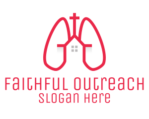 Pink Religious Chapel Lungs logo