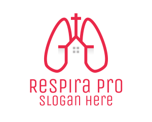 Pink Religious Chapel Lungs logo