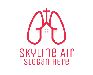 Pink Religious Chapel Lungs logo
