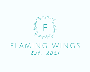 Organic Floral Flame Boutique logo design