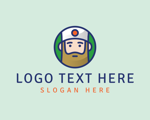 Facial Hair logo example 3