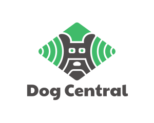 Dog Pet Radar logo design