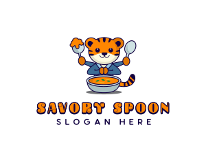 Tiger Soup Restaurant logo design