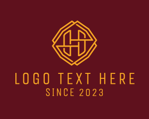 Luxury Monoline Letter H Business logo