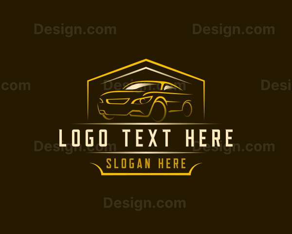 Car Rental Garage Logo