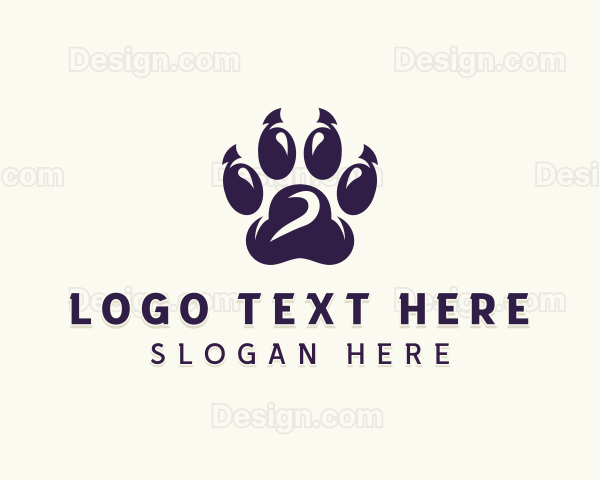 Pet Grooming Veterinary Logo