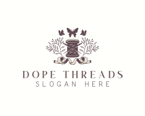 Sewing Spool Thread logo design