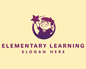 Kids Learning Education logo design