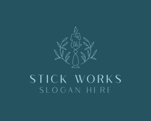 Candle Stick Holder logo design