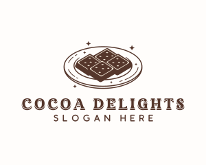 Sweet Chocolate Biscuit logo design