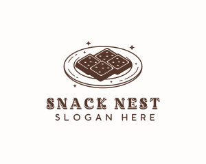 Sweet Chocolate Biscuit logo design