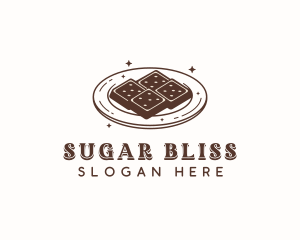 Sweet Chocolate Biscuit logo design