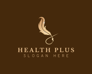 Elegant Plume Quill Logo