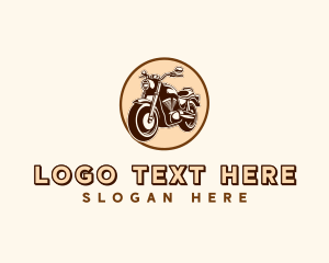 Racing Motorcycle Biker Logo