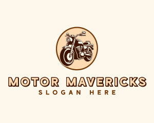 Racing Motorcycle Biker logo design