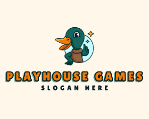 Duck Bird Game logo design