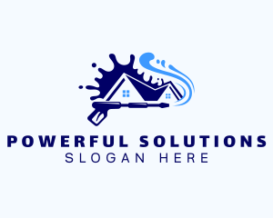 Home Pressure Wash Cleaning logo design